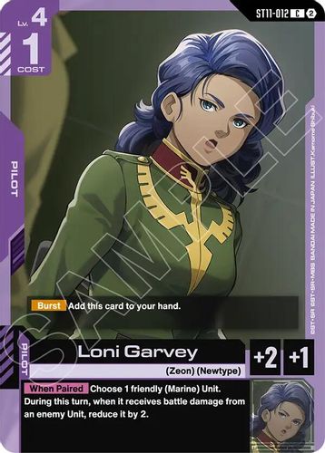 Loni Garvey (ST11-012) card
