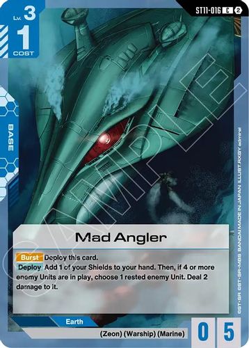 Mad Angler (ST11-016) card
