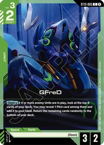 GFreD (ST13-005) card