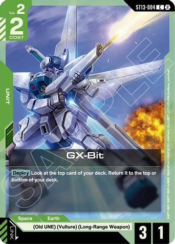 Gundam Aerial (ST13-006) card