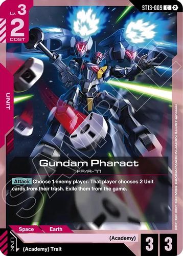 Gundam Pharact (ST13-009) card