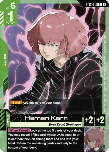 Haman Karn (ST13-011) card