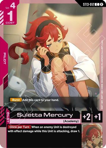 Suletta Mercury (ST13-012) card