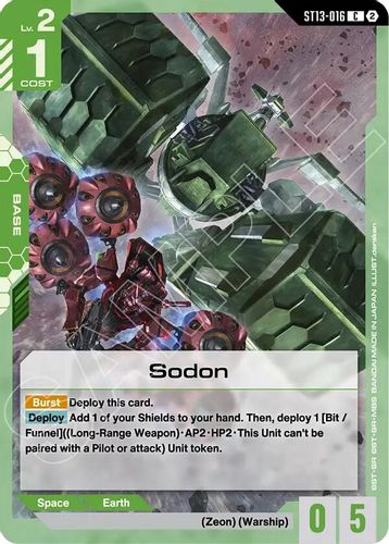 Sodon (ST13-016) card